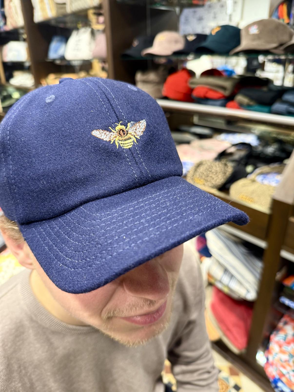 I choose CAPS to embroider  🪡