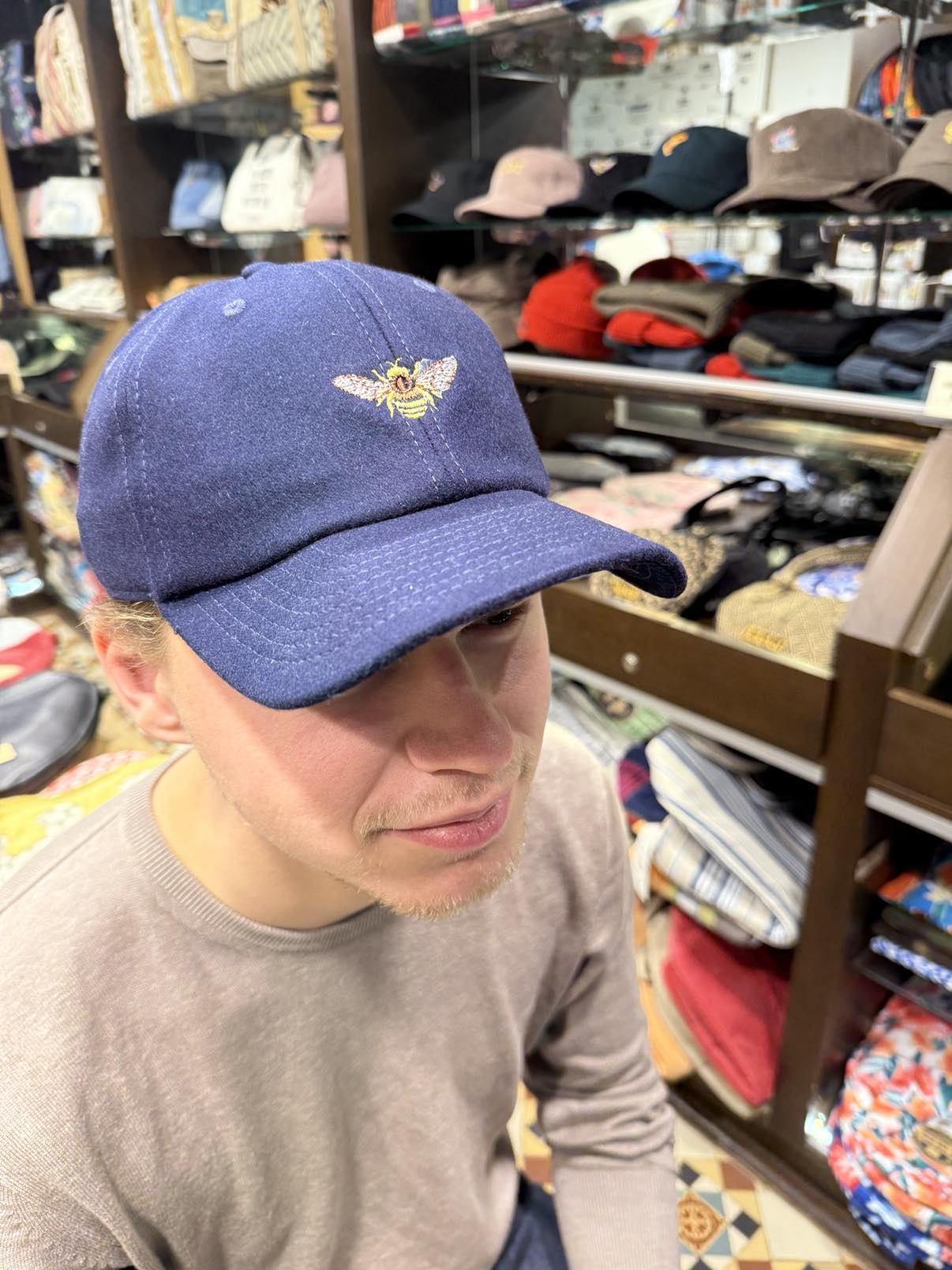 I choose CAPS to embroider  🪡